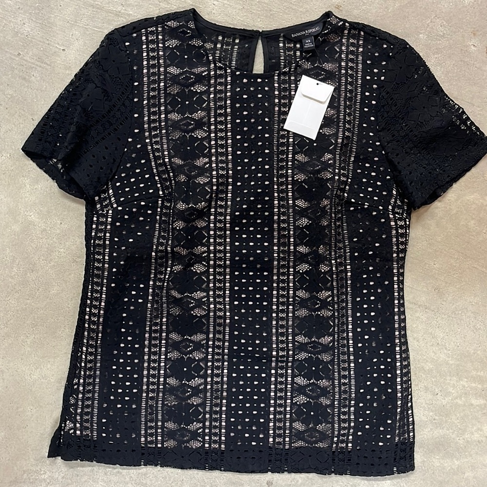Banana Republic Pattern Cut Shirt